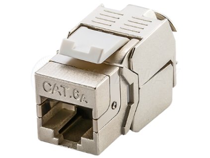 DATAWAY keystone CAT6A, STP, RJ45, samorezný
