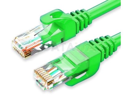 DATAWAY patch kábel CAT5E, UTP LSOH, 15m, zelený
