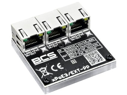PoE switch 3x LAN (PoE in/out passive)