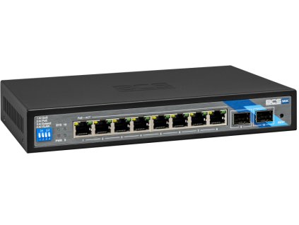 PoE switch 8x GLAN (8x PoE), 2x SFP 802.3af/at 96W