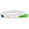 Optický patchcord SC/APC - LC/PC 2m 3mm, duplex, SM, G657A2