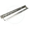 NOVÝ Modulární neosazený patch panel Solarix 24 portů 1U SX24M-0-STP-BK-UNI-N