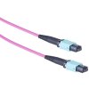 Optický patchcord MPOupc/MPOupc, female, MM, OM4, 12-vlákno, Typ B, 1m