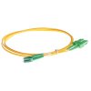 Optický patchcord SC/APC - LC/APC   1m duplex, SM, G657A2