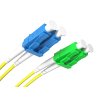 Optický patchcord LC/APC - LC/PC   5m 3mm, duplex, SM, G657A