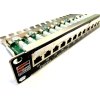 FIBRAIN XE100.250, Patch panel 24-port, CAT5e, FTP, čierny, 1U