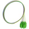 FIBRAIN Optický pigtail SC/APC (12-ks, colour) SM, G657A1, 2m, 9/125, 0.9mm, Gold, EASY-STRIP