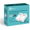 TP-LINK TL-PA8010PKIT, Powerline, AV2, 1200Mbps, 3/1x GLAN, el. zásuvka, 300m