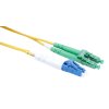 Optický patchcord LC/APC - LC/PC 1m duplex, SM, G657A2