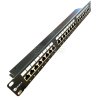 WIREX 19" Patch panel CAT6 STP 24xRJ45 1U s vyvazovací lištou