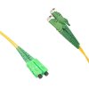 Optický patchcord E2000/APC - SC/APC   2m, 3mm, duplex, SM, G657A