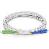 Optický patchcord SC/APC - SC/PC 1m simplex, SM, G657A2