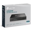 TP-LINK VIGI NVR1004H-4P-2TB, NVR, 4 kanály, 4x PoE, HDD 2TB