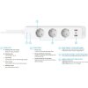 TP-LINK Tapo P300(EU), Smart Wi-Fi predlžovačka, 3x zásuvka 230V