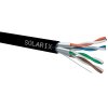 Instalační kabel Solarix CAT6A STP PE Fca 500m/cívka SXKD-6A-STP-PE