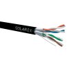 Instalační kabel Solarix CAT6A STP PE Fca 500m/cívka SXKD-6A-STP-PE
