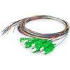 Optický pigtail set SC/APC, SM G657A2, 2m (12 colours 0,9/0,25mm) (Box)