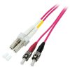 Optický patchcord LC/PC - ST/PC   2m 3mm, duplex, MM, 50/125, OM4