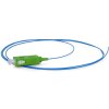 Optický pigtail SC/APC, G657A2, 3m, 9/125, 0.9mm, modrý plášť