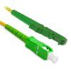 Optický patchcord E2000/APC - SC/APC   10m, 3mm, simplex, SM, G657A