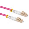 Optický patchcord LC/PC - LC/PC 15m duplex, MM, 50/125, OM4
