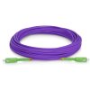 Optický patchcord SC/APC - SC/APC 2m simplex, SM, G657B3, fialový