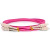 Optický patchcord SC - SC 10m 3mm, duplex, MM, 50/125, OM4