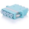 Optický adaptér LC/PC, quad, MM, OM3