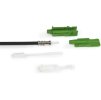 OPTIX Optický patchcord SC/APC - SC/APC-PUSH 30m, 3mm G.657A2, simplex, outdoor