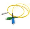 FIBRAIN Optický patchcord SC/APC - SC/PC   1m, Gold, 1.8mm, simplex, SM, G657A1
