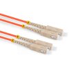 Optický patchcord SC/PC - SC/PC   5m 3mm, duplex, MM, 50/125, OM2