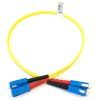 FIBRAIN Optický patchcord SC/PC - SC/PC   0,5m, Gold, 2.8mm, duplex, SM, G657A1
