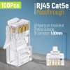 DATAWAY (100ks) Konektor RJ45 1.0mm UTP, CAT5E, EASY drôt/lanko