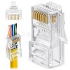 DATAWAY (100ks) Konektor RJ45 1.0mm UTP, CAT5E, EASY drôt/lanko