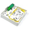 FIBRAIN VFTO-E1, FTTH box, 1x adaptér SC/APC, 1x pigtail SC/APC, osadený