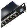 DATAWAY Patch panel 19" 24x RJ45, CAT6A, STP s vyväzovacou lištou