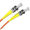 FIBRAIN Optický patchcord ST/PC - ST/PC   2m, Gold, 1.8mm, simplex, MM, OM2