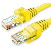 DATAWAY patch kábel CAT5E, UTP PVC, 0.25m, žltý