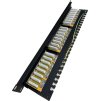 DATAWAY Patch panel 19" 24x RJ45, CAT5E, STP s vyväzovacou lištou