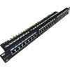 DATAWAY Patch panel 19" 24x RJ45, CAT5E, STP s vyväzovacou lištou