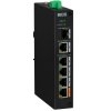 PoE switch 4x LAN (4x PoE), 1x GLAN, 1x SFP 802.3af/at/bt 60W DIN