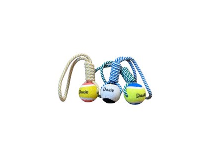 Přetahovací hračka pro psy tenisový míček