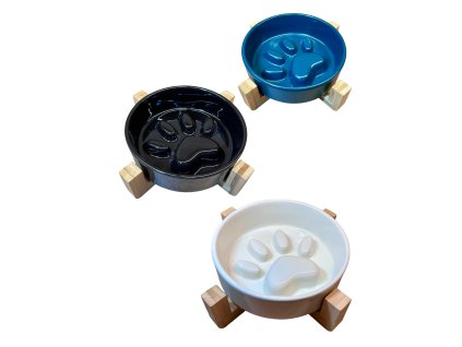 Keramická miska pro psy proti hltání