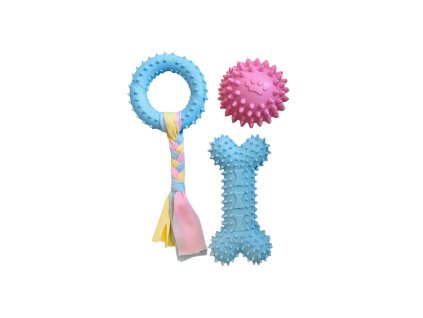 Sada kousacích hraček pro štěňata