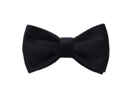 Černá sametová mašle pro psy Daxie