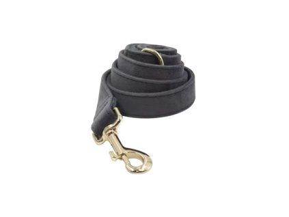 Šedé sametové vodítko Daxie