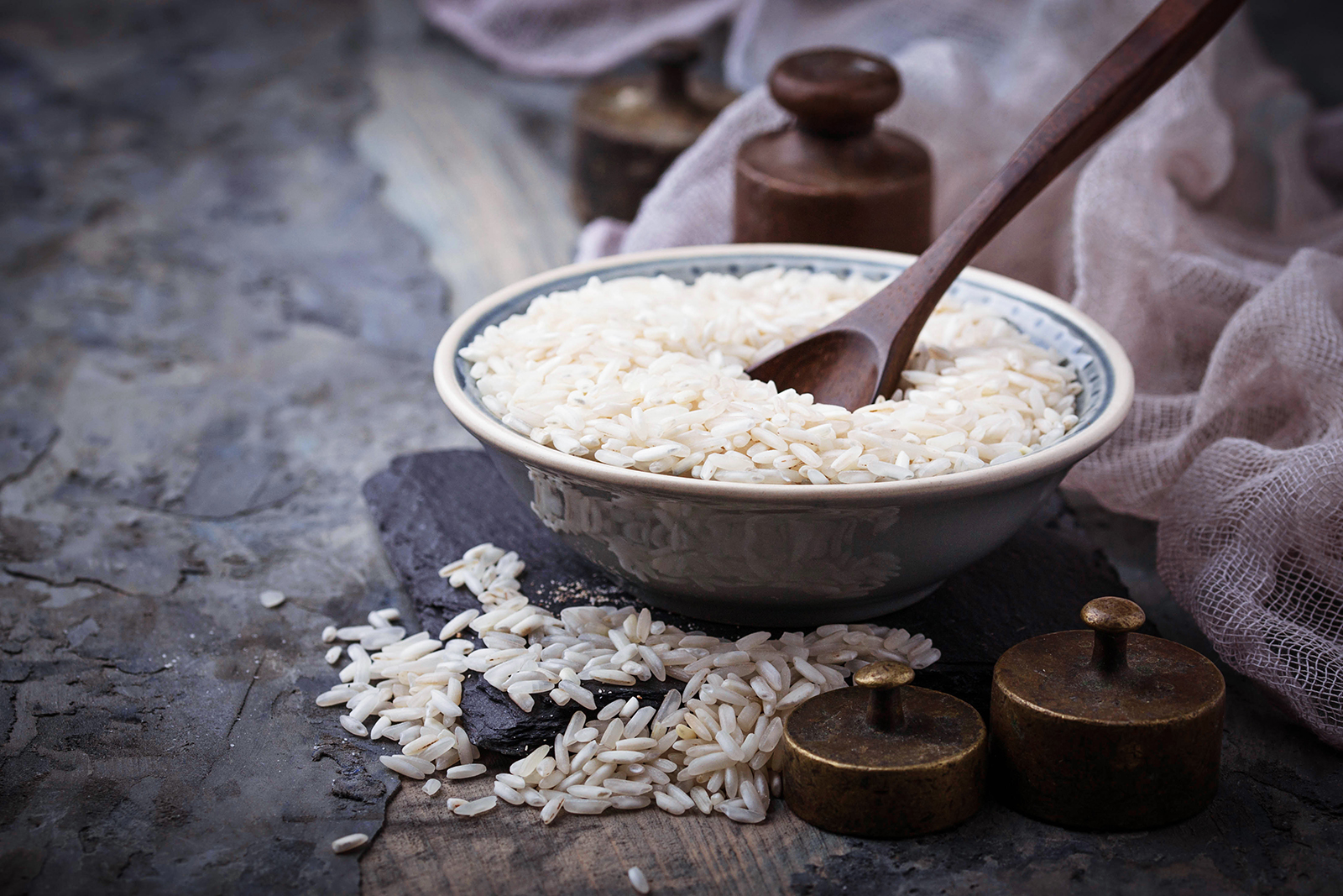 Basmati rýže s kořeněnou cizrnou
