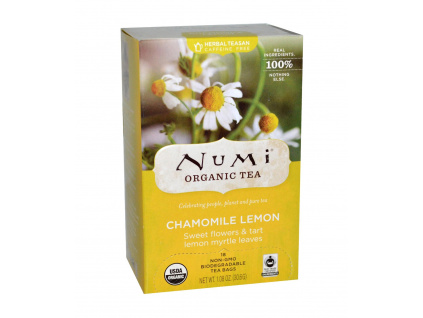 Numi Organic Tea Chamomile Lemon hermanek s citronovou myrtou bio 18 sacku sku958