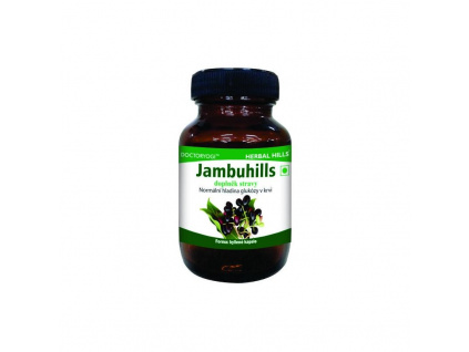 Jambuhills, 60 kapslí, hladina glukózy v krvi