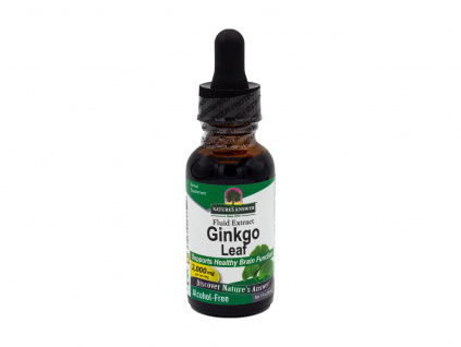 Ginkgo biloba, bylinné kapky, 30 ml, Nature's Answer